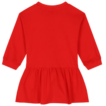 Younger Girls Red Logo Dress
